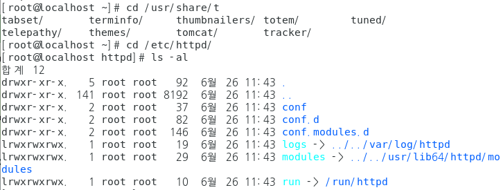 tomcat dir확인